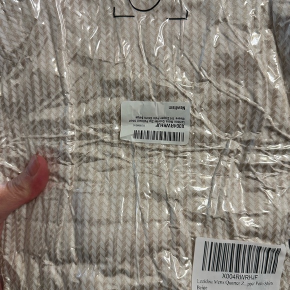 Men's BEIGE Polo Shirt (not color in photo) color is in last photos - Picture 6 of 6